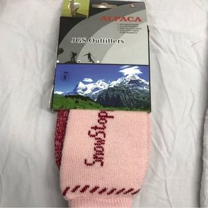NWT Pink Alpaca Socks Size Small S
